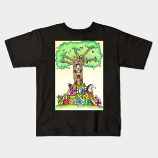 The animals Birthday Surprise Kids T-Shirt